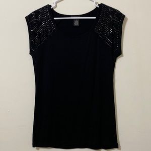 Black Design History Blouse Black M